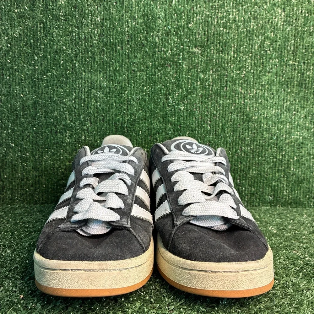 Adidas Campus 00s HQ8708 Gum Suede Skater Sneaker Core Black Off White Mens 10.5
